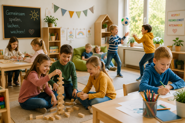 Spielende Kinder